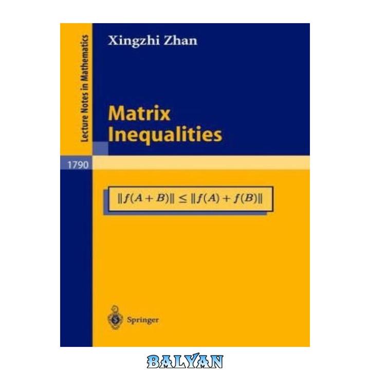 دانلود کتاب Matrix Inequalities